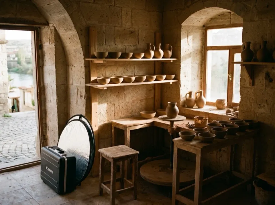 Quartier de poterie d'Avanos, lieu d'événement corporate à Cappadocia