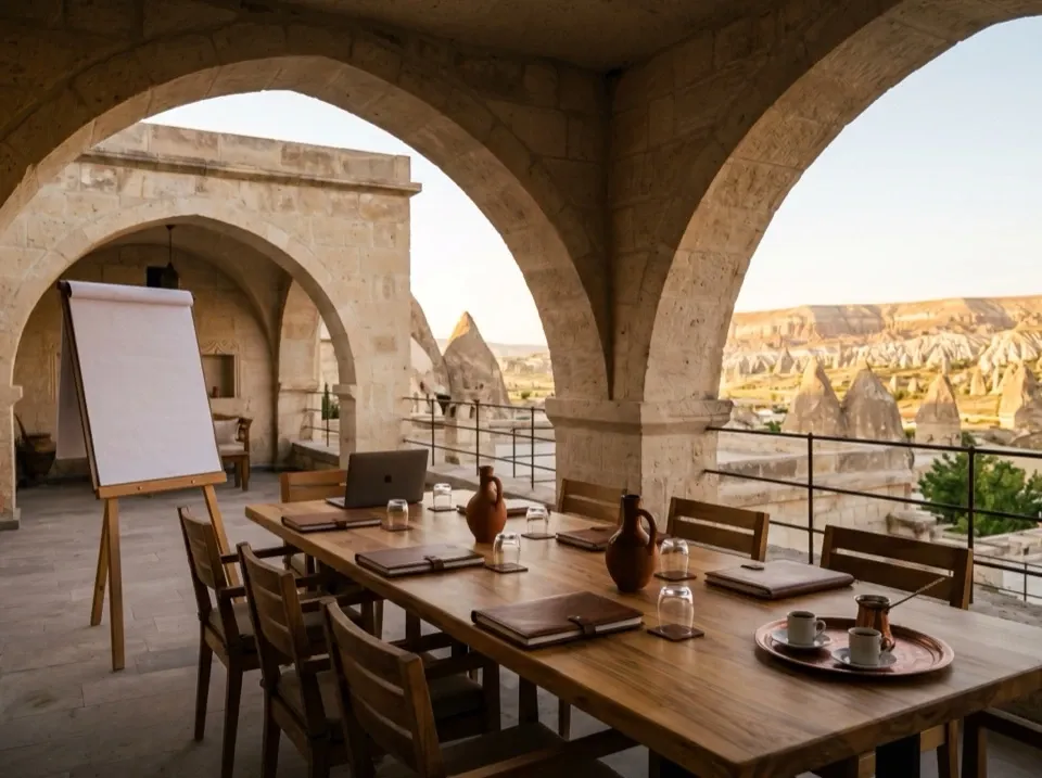 Hôtels troglodytes (Uçhisar et Ürgüp), lieu d'événement corporate à Cappadocia