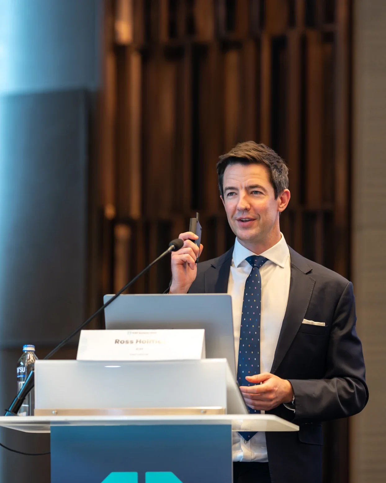 Conference keynote photographed in Istanbul